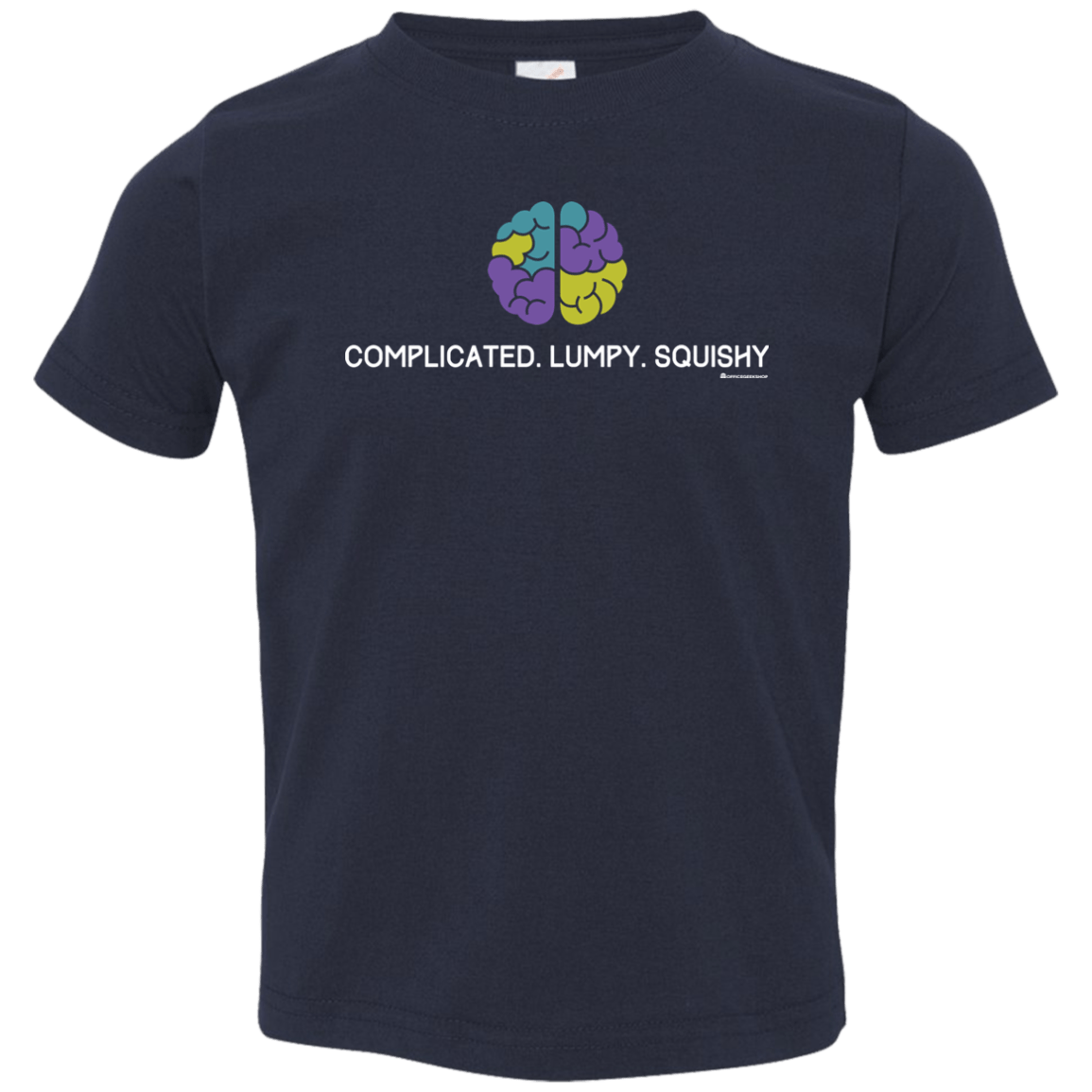 T-Shirts Navy / 2T Brain Toddler Premium T-Shirt