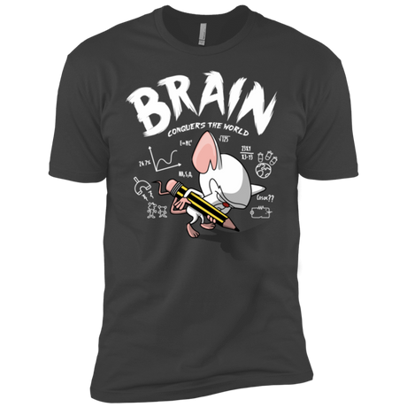 T-Shirts Heavy Metal / YXS Brain vs The World Boys Premium T-Shirt