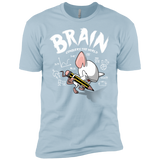 T-Shirts Light Blue / YXS Brain vs The World Boys Premium T-Shirt