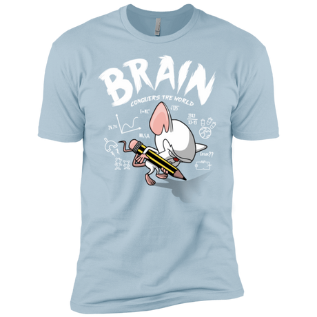 T-Shirts Light Blue / YXS Brain vs The World Boys Premium T-Shirt