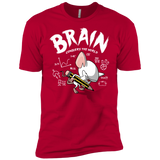 T-Shirts Red / YXS Brain vs The World Boys Premium T-Shirt