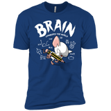 T-Shirts Royal / YXS Brain vs The World Boys Premium T-Shirt
