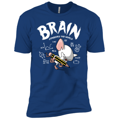 T-Shirts Royal / YXS Brain vs The World Boys Premium T-Shirt