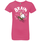 T-Shirts Hot Pink / YXS Brain vs The World Girls Premium T-Shirt