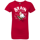 T-Shirts Red / YXS Brain vs The World Girls Premium T-Shirt