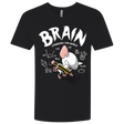 T-Shirts Black / X-Small Brain vs The World Men's Premium V-Neck