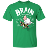 T-Shirts Irish Green / Small Brain vs The World T-Shirt
