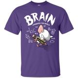 T-Shirts Purple / Small Brain vs The World T-Shirt