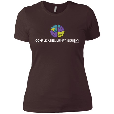 T-Shirts Dark Chocolate / X-Small Brain Women's Premium T-Shirt