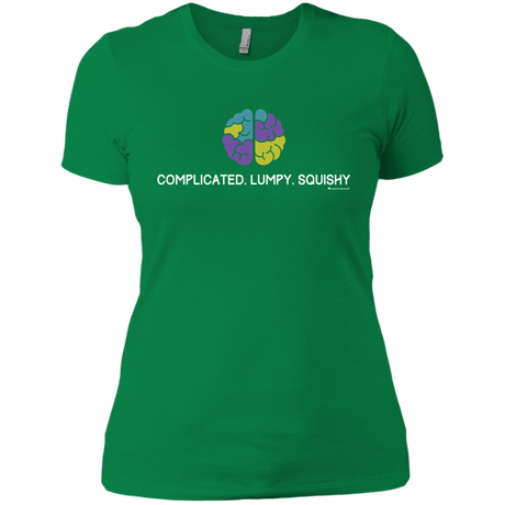 T-Shirts Kelly Green / X-Small Brain Women's Premium T-Shirt