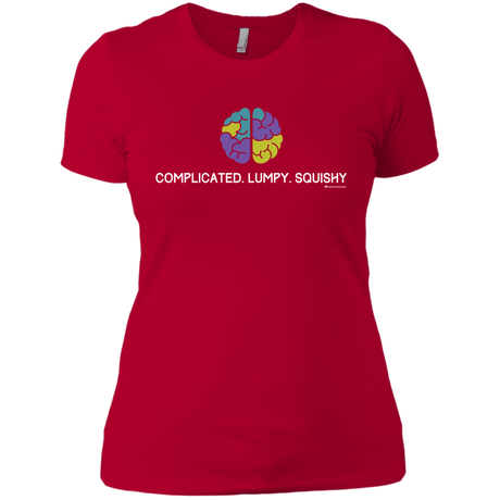 T-Shirts Red / X-Small Brain Women's Premium T-Shirt