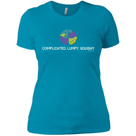 T-Shirts Turquoise / X-Small Brain Women's Premium T-Shirt