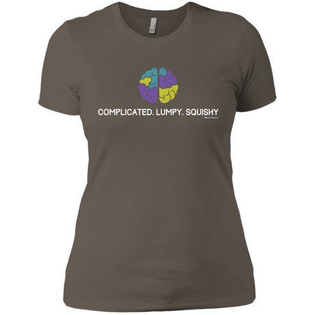 T-Shirts Warm Grey / X-Small Brain Women's Premium T-Shirt