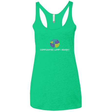 T-Shirts Envy / X-Small Brain Women's Triblend Racerback Tank