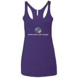 T-Shirts Purple Rush / X-Small Brain Women's Triblend Racerback Tank
