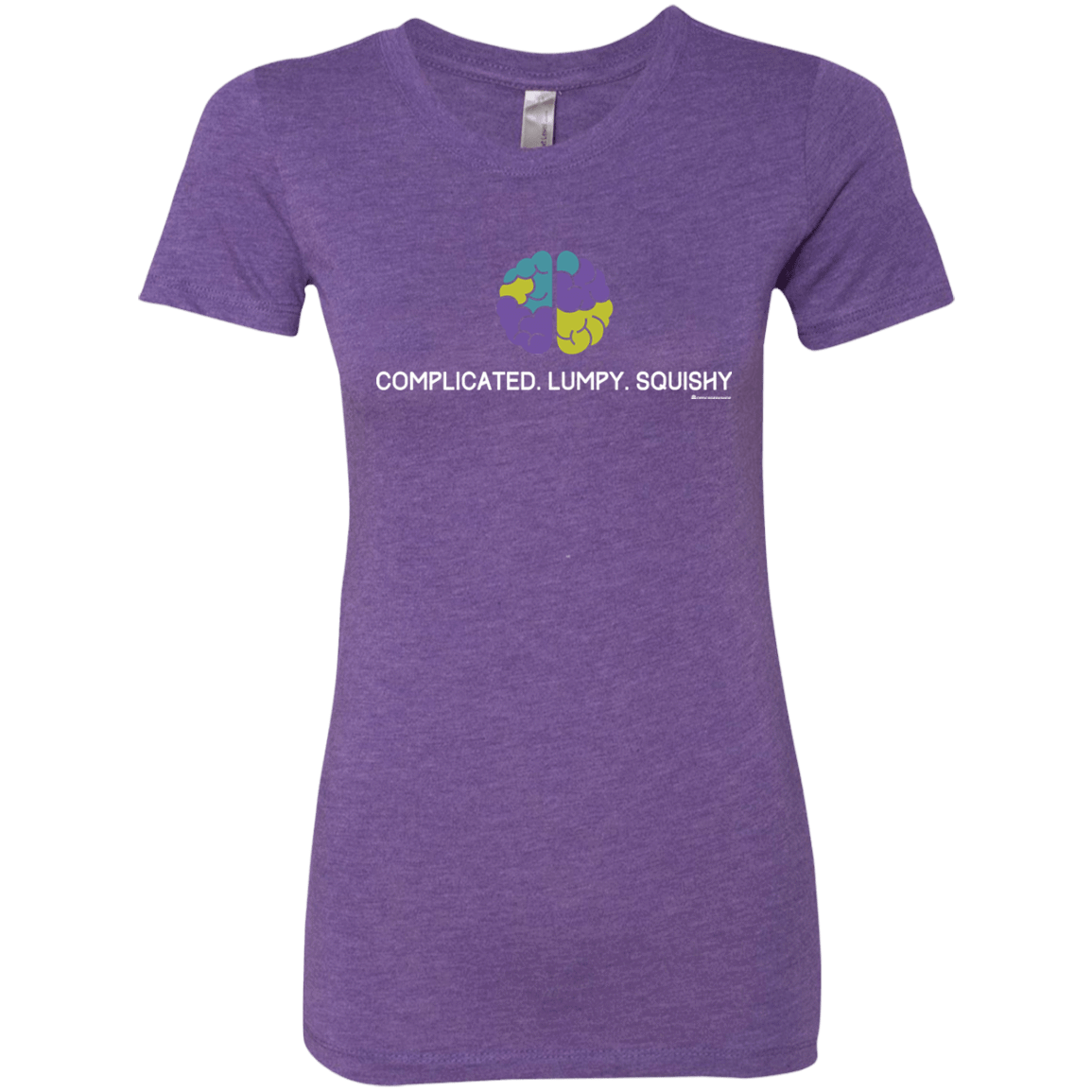 T-Shirts Purple Rush / Small Brain Women's Triblend T-Shirt