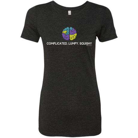 T-Shirts Vintage Black / Small Brain Women's Triblend T-Shirt