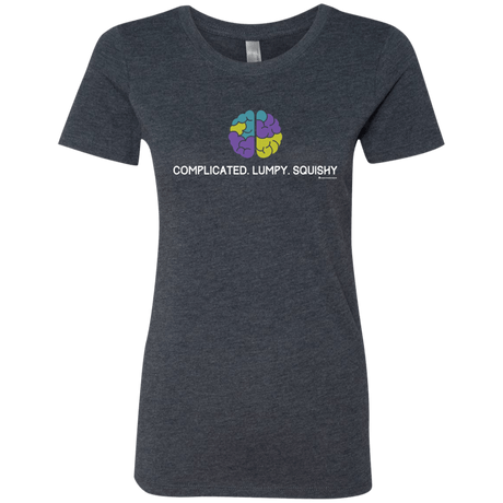 T-Shirts Vintage Navy / Small Brain Women's Triblend T-Shirt