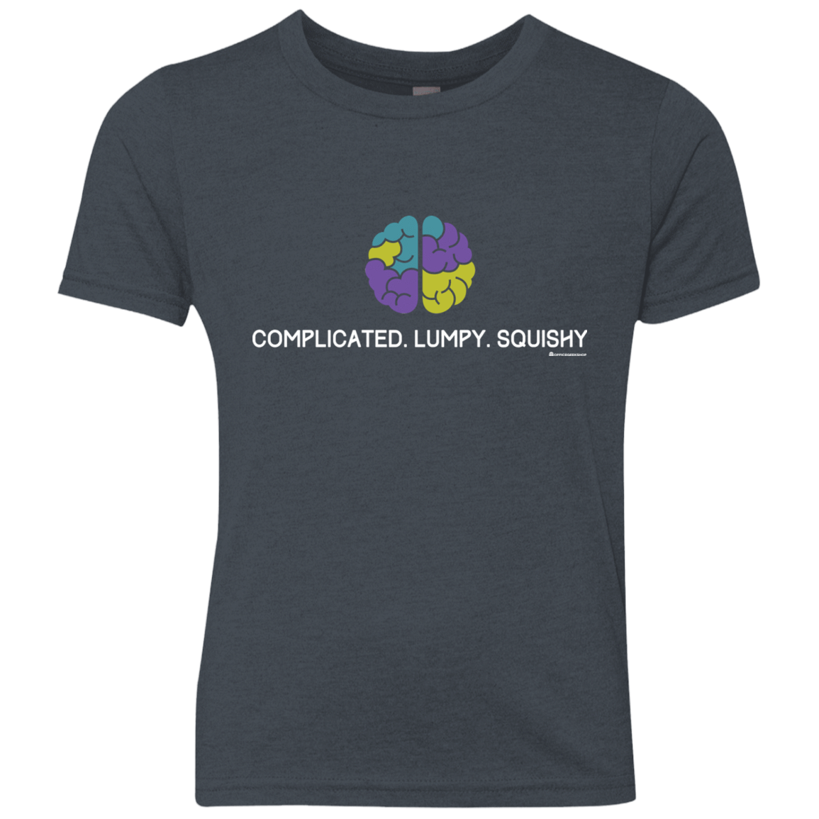 T-Shirts Vintage Navy / YXS Brain Youth Triblend T-Shirt