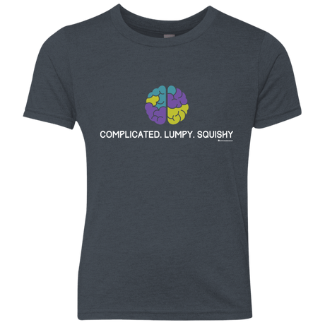 T-Shirts Vintage Navy / YXS Brain Youth Triblend T-Shirt