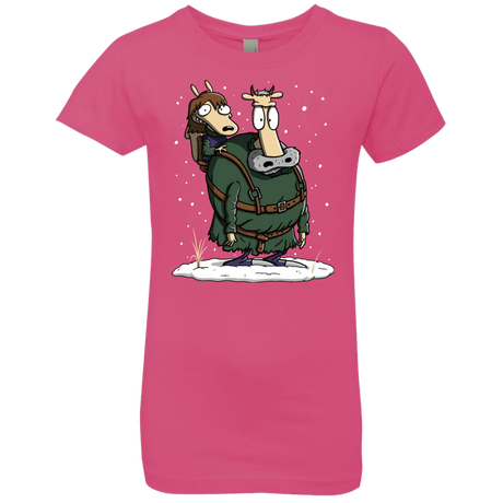 T-Shirts Hot Pink / YXS Bran's Modern Life Girls Premium T-Shirt