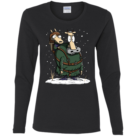 T-Shirts Black / S Bran's Modern Life Women's Long Sleeve T-Shirt