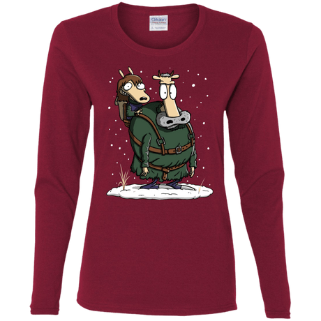 T-Shirts Cardinal / S Bran's Modern Life Women's Long Sleeve T-Shirt