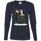T-Shirts Navy / S Bran's Modern Life Women's Long Sleeve T-Shirt