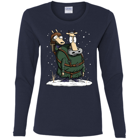 T-Shirts Navy / S Bran's Modern Life Women's Long Sleeve T-Shirt