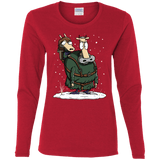 T-Shirts Red / S Bran's Modern Life Women's Long Sleeve T-Shirt