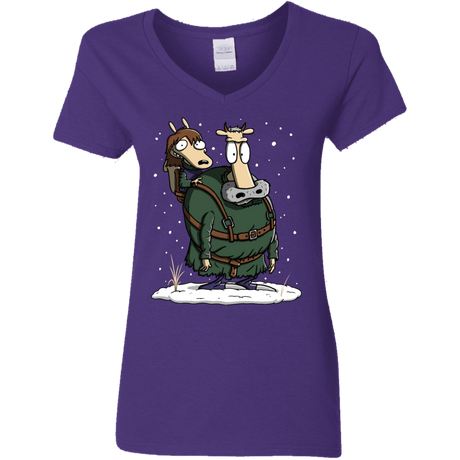 Bran's Modern Life Women's V-Neck T-Shirt