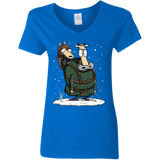 T-Shirts Royal / S Bran's Modern Life Women's V-Neck T-Shirt