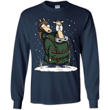 T-Shirts Navy / YS Bran's Modern Life Youth Long Sleeve T-Shirt