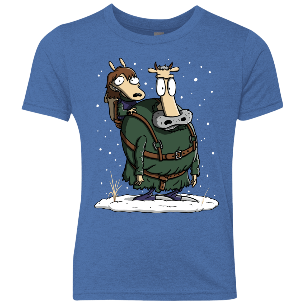 T-Shirts Vintage Royal / YXS Bran's Modern Life Youth Triblend T-Shirt