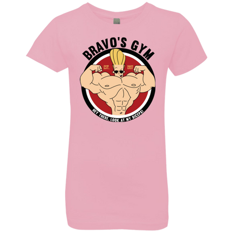 T-Shirts Light Pink / YXS Bravo's Gym Girls Premium T-Shirt