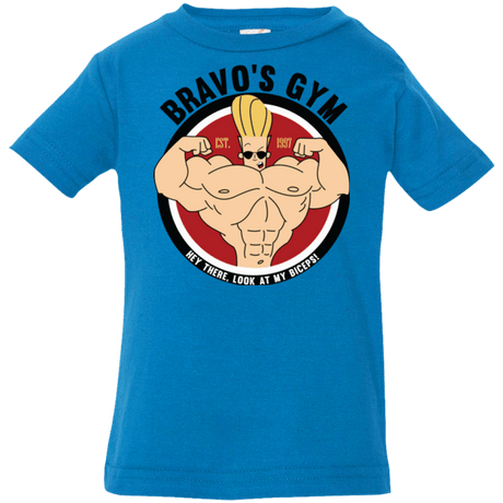 T-Shirts Cobalt / 6 Months Bravo's Gym Infant Premium T-Shirt
