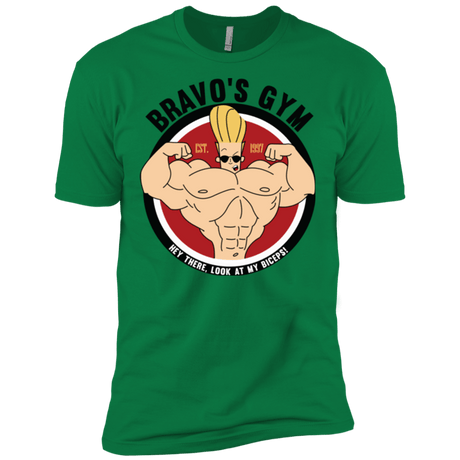 T-Shirts Kelly Green / X-Small Bravo's Gym Men's Premium T-Shirt