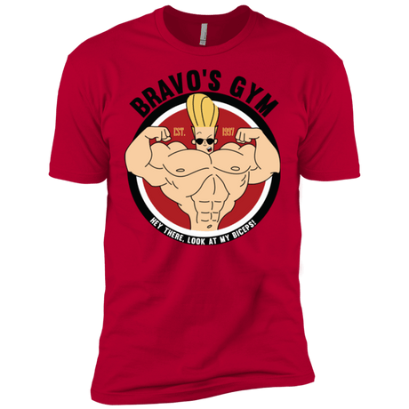 T-Shirts Red / X-Small Bravo's Gym Men's Premium T-Shirt