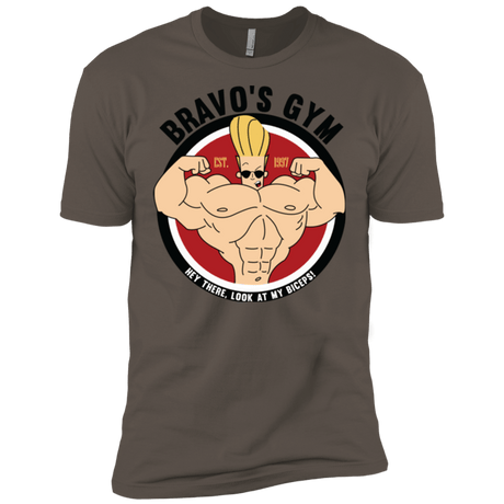 T-Shirts Warm Grey / X-Small Bravo's Gym Men's Premium T-Shirt