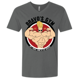 T-Shirts Heavy Metal / X-Small Bravo's Gym Men's Premium V-Neck