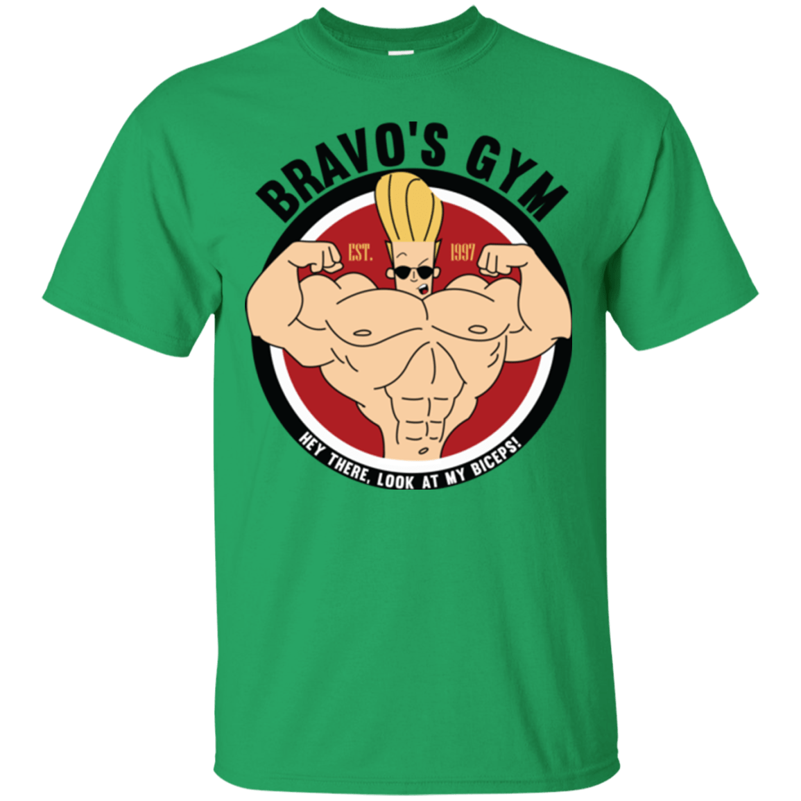 T-Shirts Irish Green / Small Bravo's Gym T-Shirt