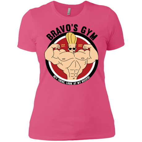 T-Shirts Hot Pink / X-Small Bravo's Gym Women's Premium T-Shirt