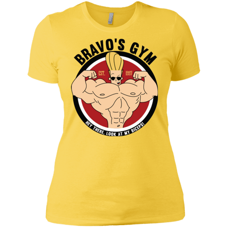 T-Shirts Vibrant Yellow / X-Small Bravo's Gym Women's Premium T-Shirt