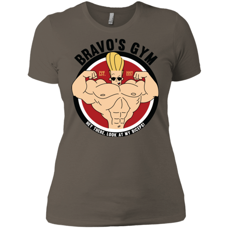 T-Shirts Warm Grey / X-Small Bravo's Gym Women's Premium T-Shirt