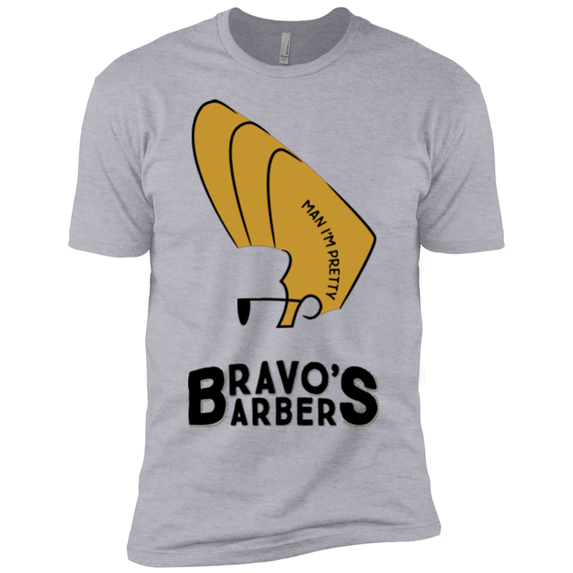T-Shirts Heather Grey / YXS Bravos Barbers Boys Premium T-Shirt
