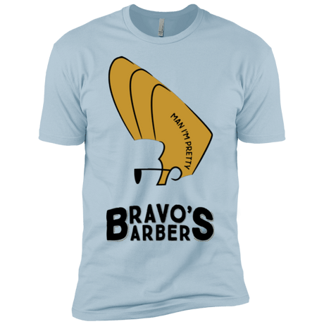 T-Shirts Light Blue / YXS Bravos Barbers Boys Premium T-Shirt