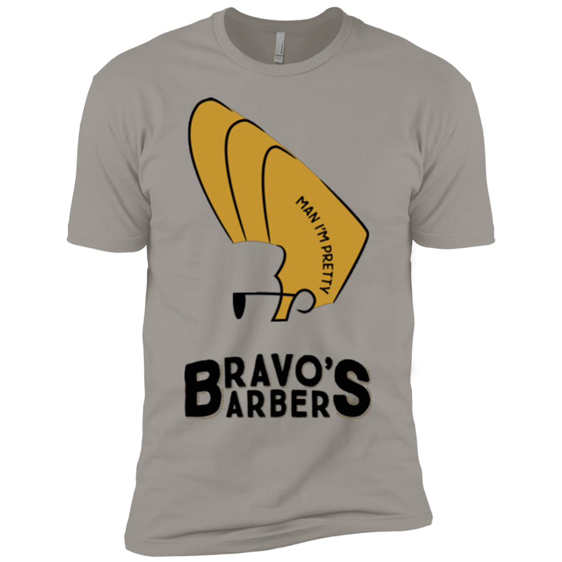 T-Shirts Light Grey / YXS Bravos Barbers Boys Premium T-Shirt