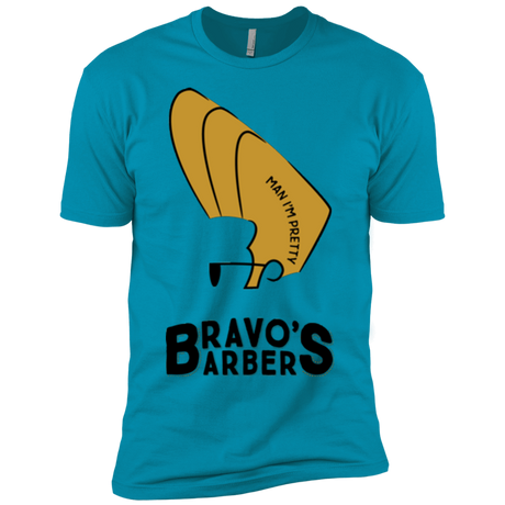 T-Shirts Turquoise / YXS Bravos Barbers Boys Premium T-Shirt