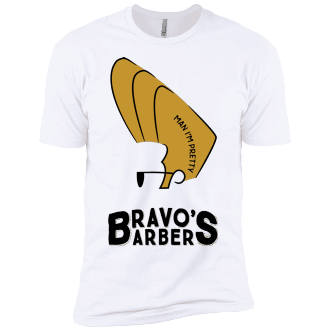 T-Shirts White / YXS Bravos Barbers Boys Premium T-Shirt