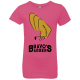 T-Shirts Hot Pink / YXS Bravos Barbers Girls Premium T-Shirt